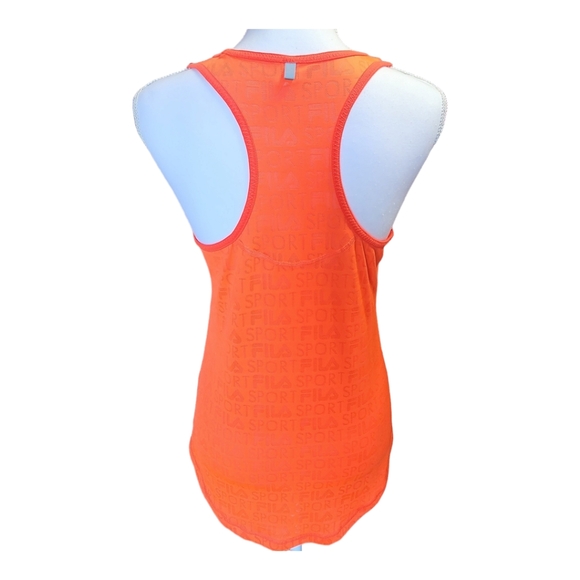 Fila Sport Women's Athletic Orange Tank Top, Size Small, S - Picture 6 of 9